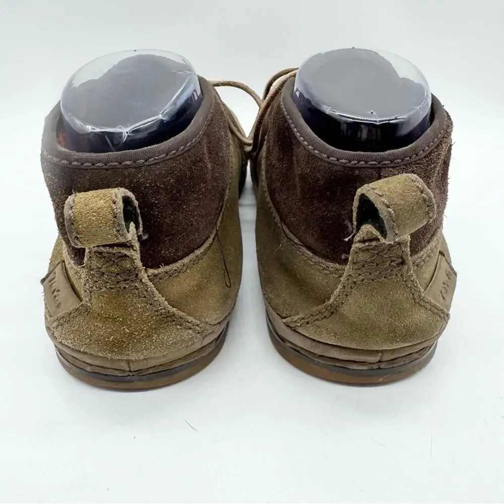 Teva Men's Cedar Canyon Suede Leather Desert‎ Chukka Boot Sneaker Olive/Tan Sz 8